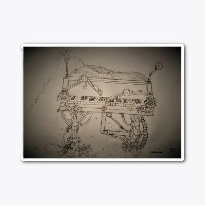 The Dark Steampunk Electro-Piano 1900-2 