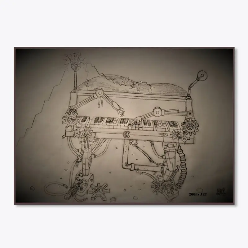 The Dark Steampunk Electro-Piano 1900-2 