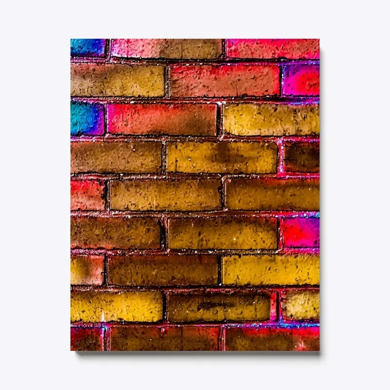 Psychedelic Brick Wall 